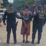 El detenido fue sorprendido en el caserío Ceiba Hueca. ,PNC de Guatemala.