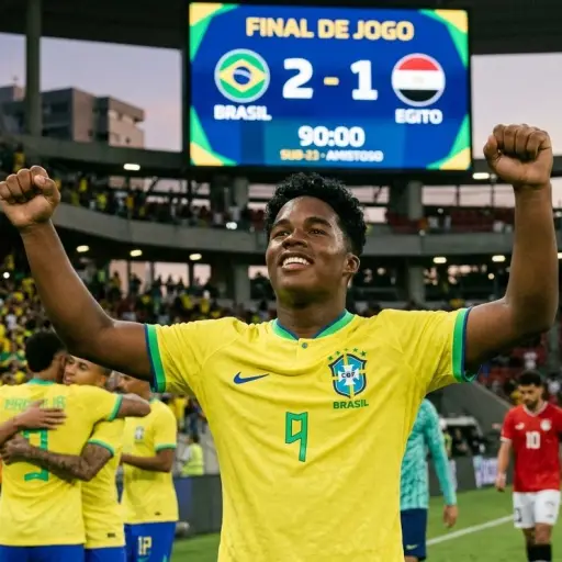 Endrick da triunfo a Brasil previo al Mundial 2026 