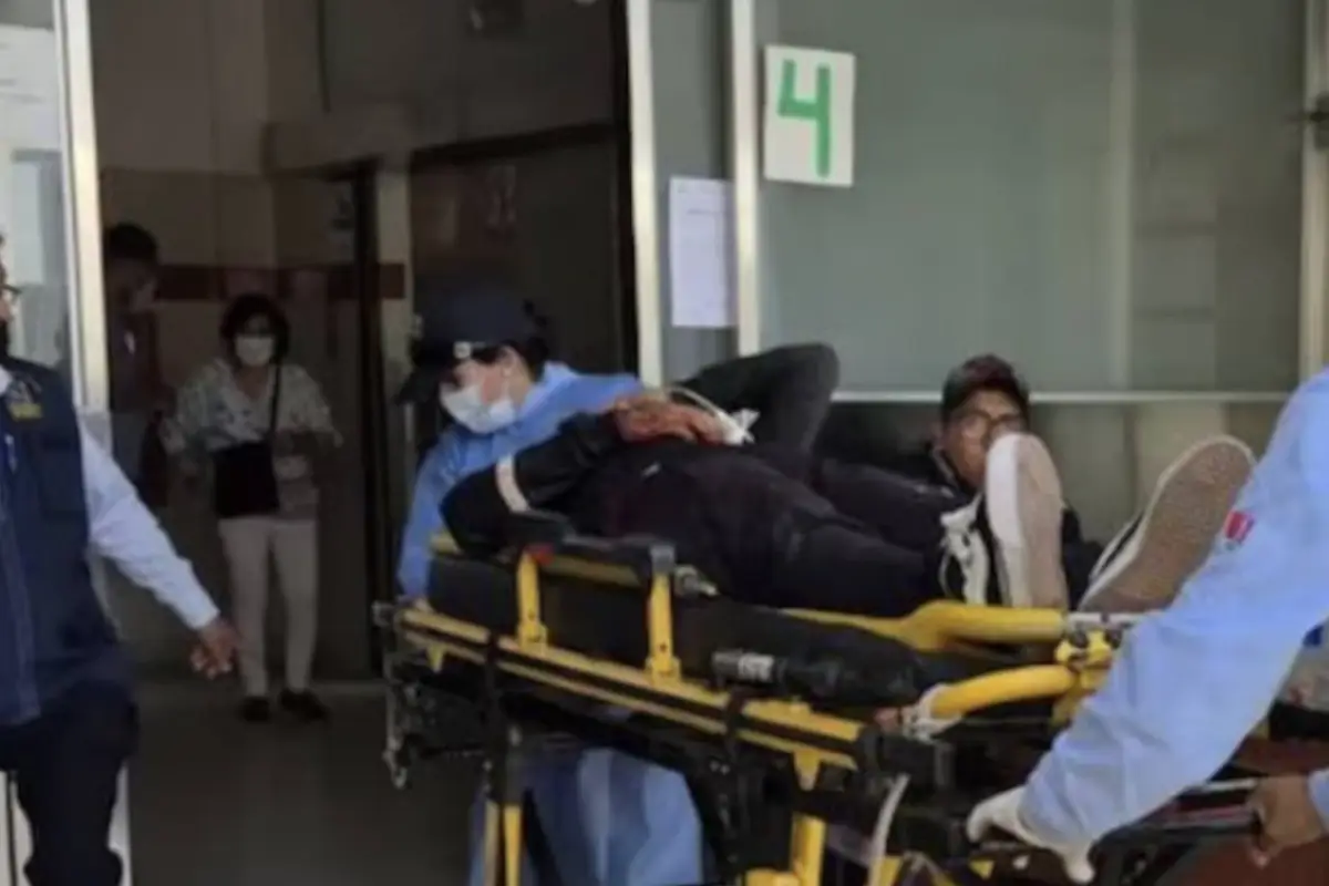 No pudo pagar la cuenta de un cuarto de pollo y terminó hospitalizado., Redes sociales.