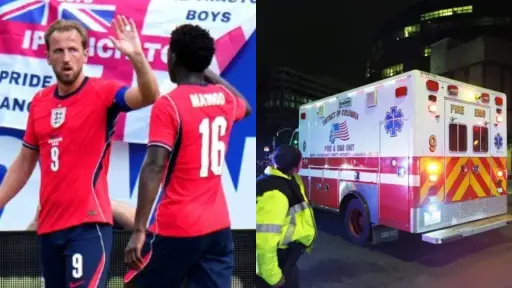 Kansas City: Incidente grave cerca de la base de Inglaterra