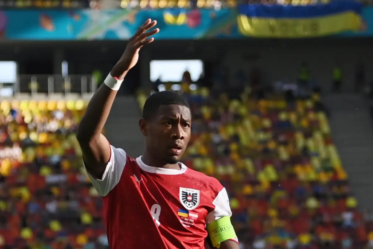 David Alaba, capitán de la selección de Austria., Agencia EFE
