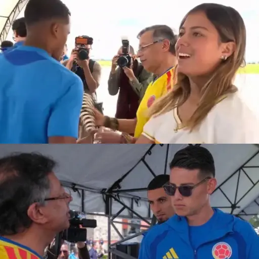 James Rodríguez es acusado de negar foto a hija de Gustavo Petro, presidente de Colombia 