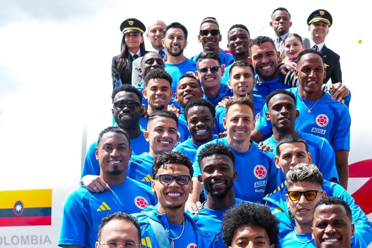 Selección de Colombia antes de partir de territorio cafetero 