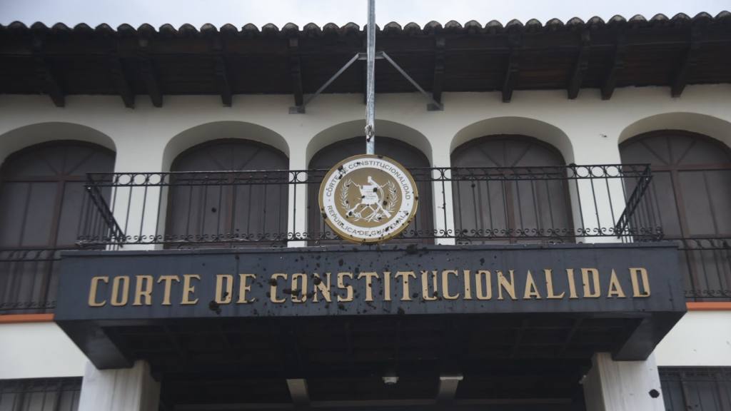 Manifestación de estudiantes de la Usac frente a la CC | Omar Solís/EU