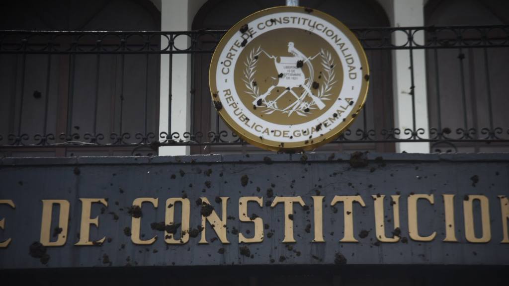 Manifestación de estudiantes de la Usac frente a la CC | Omar Solís/EU