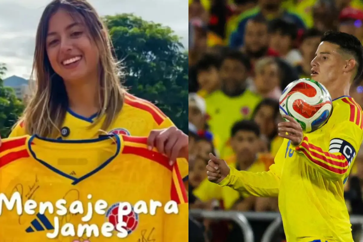 Antonella Petro envía mensaje a James Rodríguez 