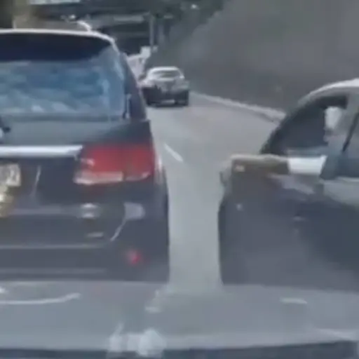 Accidente en el bulevar Liberación. ,Captura de pantalla video de X.