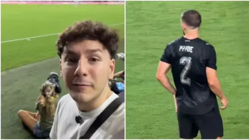 Influencer que hizo viral a Tim Payne viajó para conocerlo y emocionó a las redes