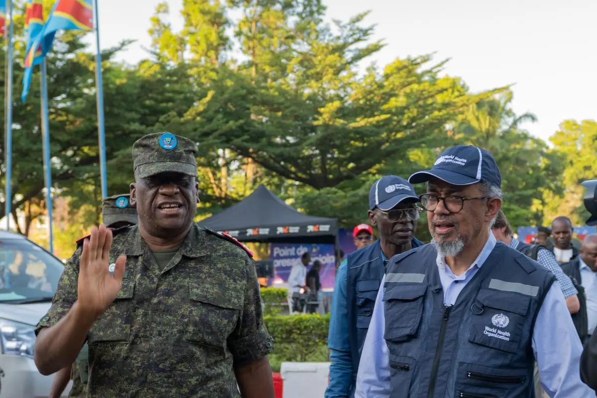 Tedros Adhanom Ghebreyesus en el Congo, por brote de ébola, EFE