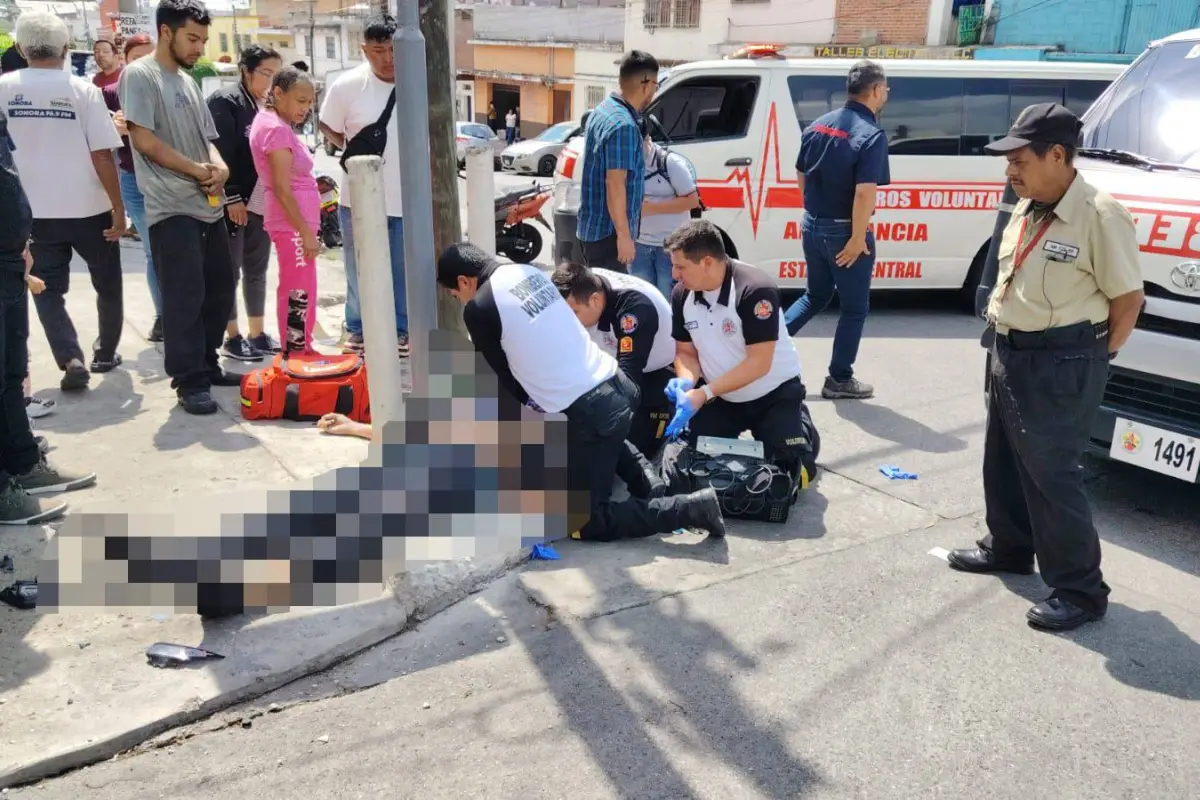 motorista muere en accidente en la zona 3