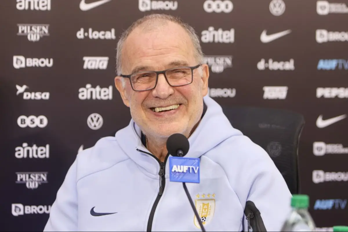 Marcelo Bielsa, técnico de Uruguay