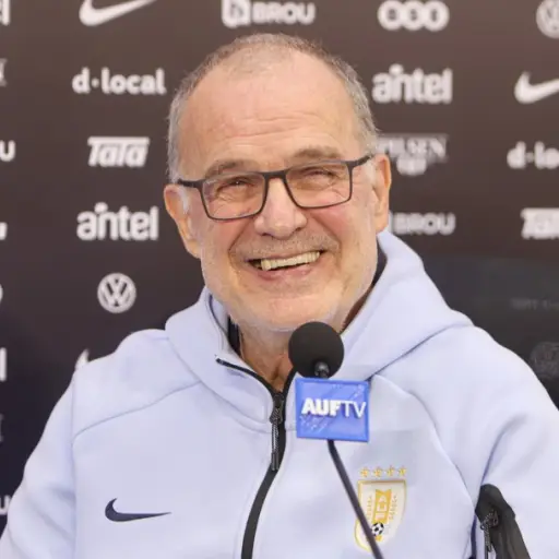 Marcelo Bielsa, técnico de Uruguay 