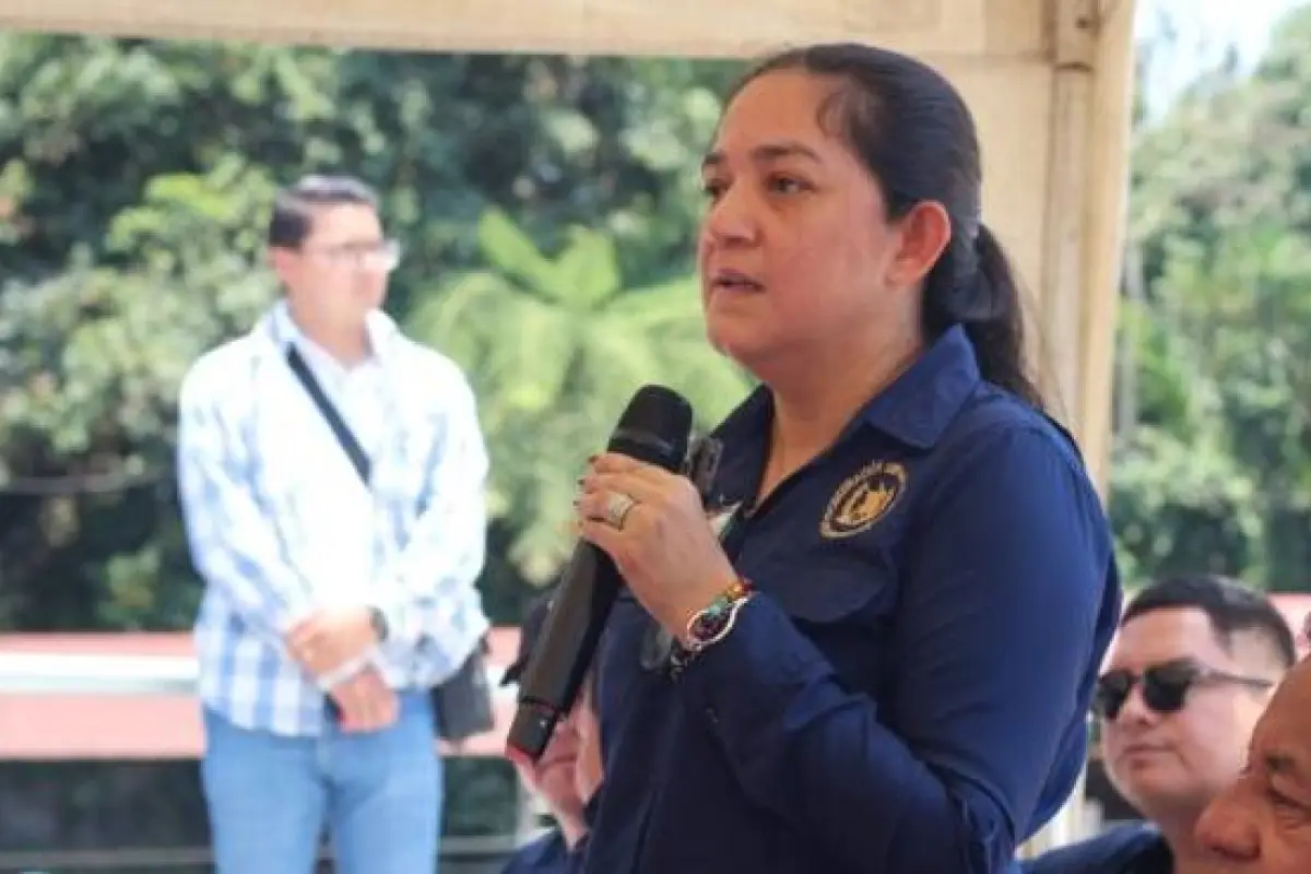 La gobernadora departamental de Suchitepéquez, Mariana Enríquez., Gobernación de Suchitepéquez