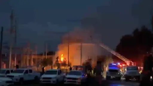 Incendio en la subestación del INDE en Huehuetenango. ,Medios locales