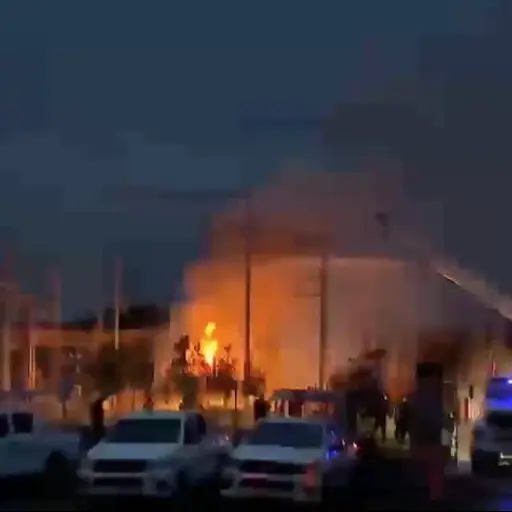Incendio en la subestación del INDE en Huehuetenango. ,Medios locales