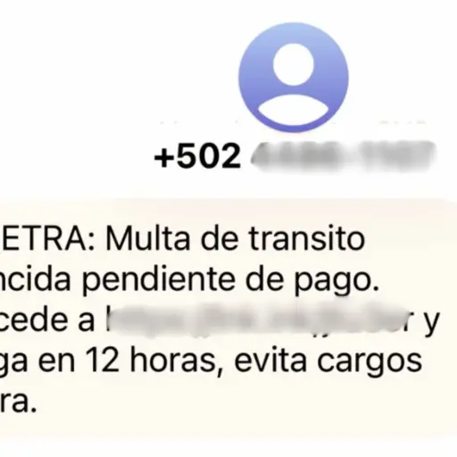 EMETRA alerta por mensajes falsos sobre multas de tránsito que buscan engañar a conductores. ,Redes sociales.