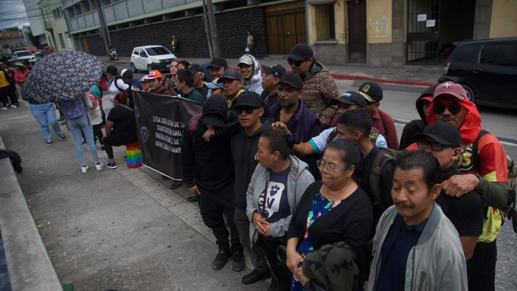 Manifestación frente a la CC por reelección de Mazariegos como rector de la Usac | Omar Solís/EU