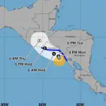 Así avanza la tormenta tropical Cristinat