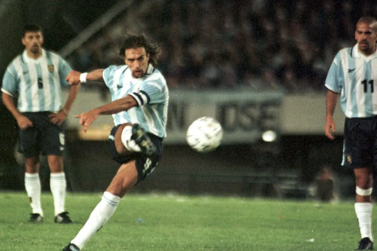 Le histórico goleador de Argentina, Gabriel Batistuta., EFE