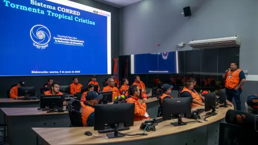 Guatemala fortalece mecanismos de respuesta frente a lluvias asociadas a la tormenta Cristina