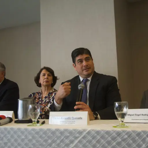 La delegación internacional que visitó Guatemala para dar seguimiento a procesos de fortalecimiento democrático. ,Omar Solís/Emisoras Unidas
