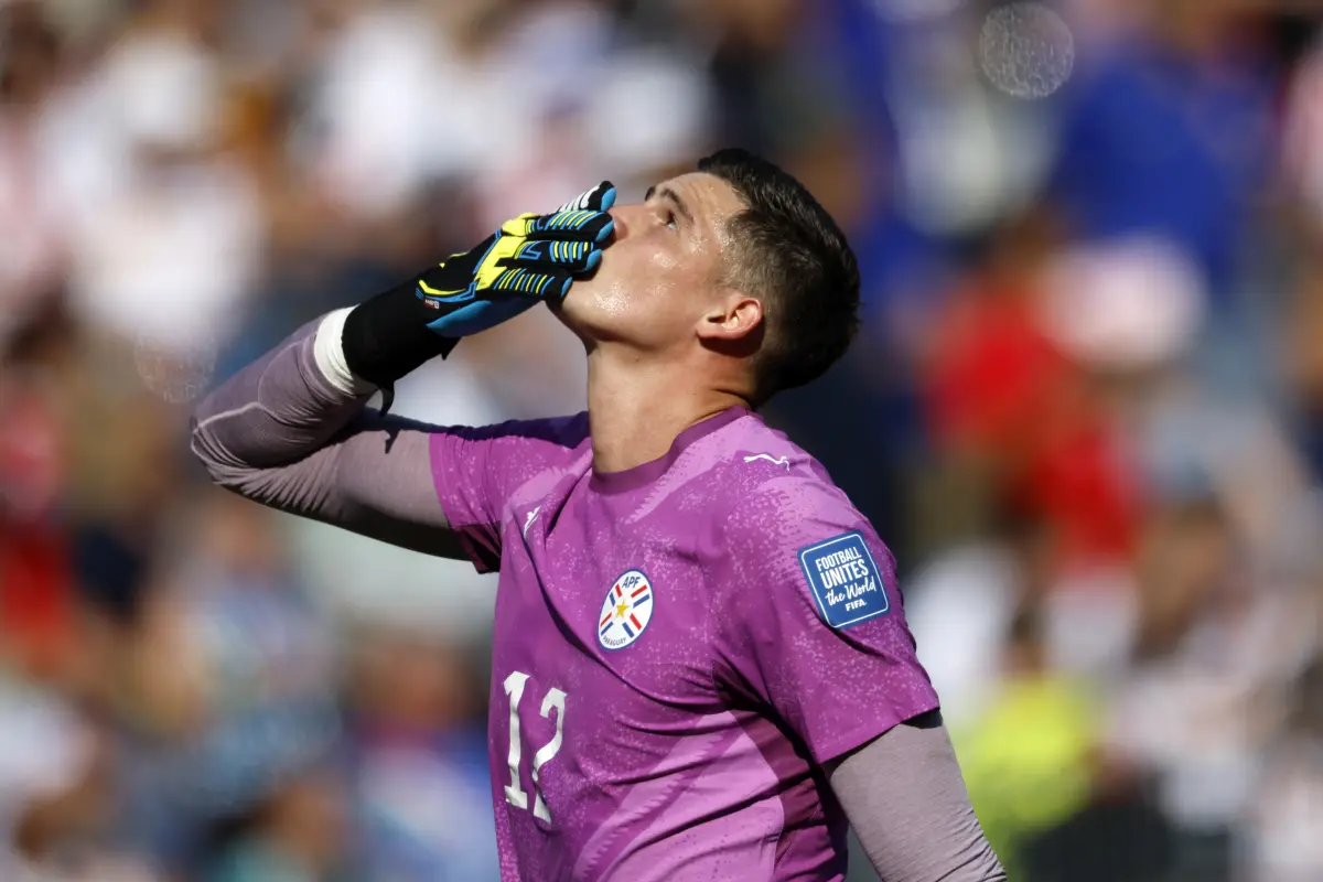 Orlando Gill, portero de la Selección de Paraguay 