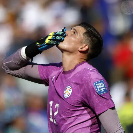 Orlando Gill, portero de la Selección de Paraguay 