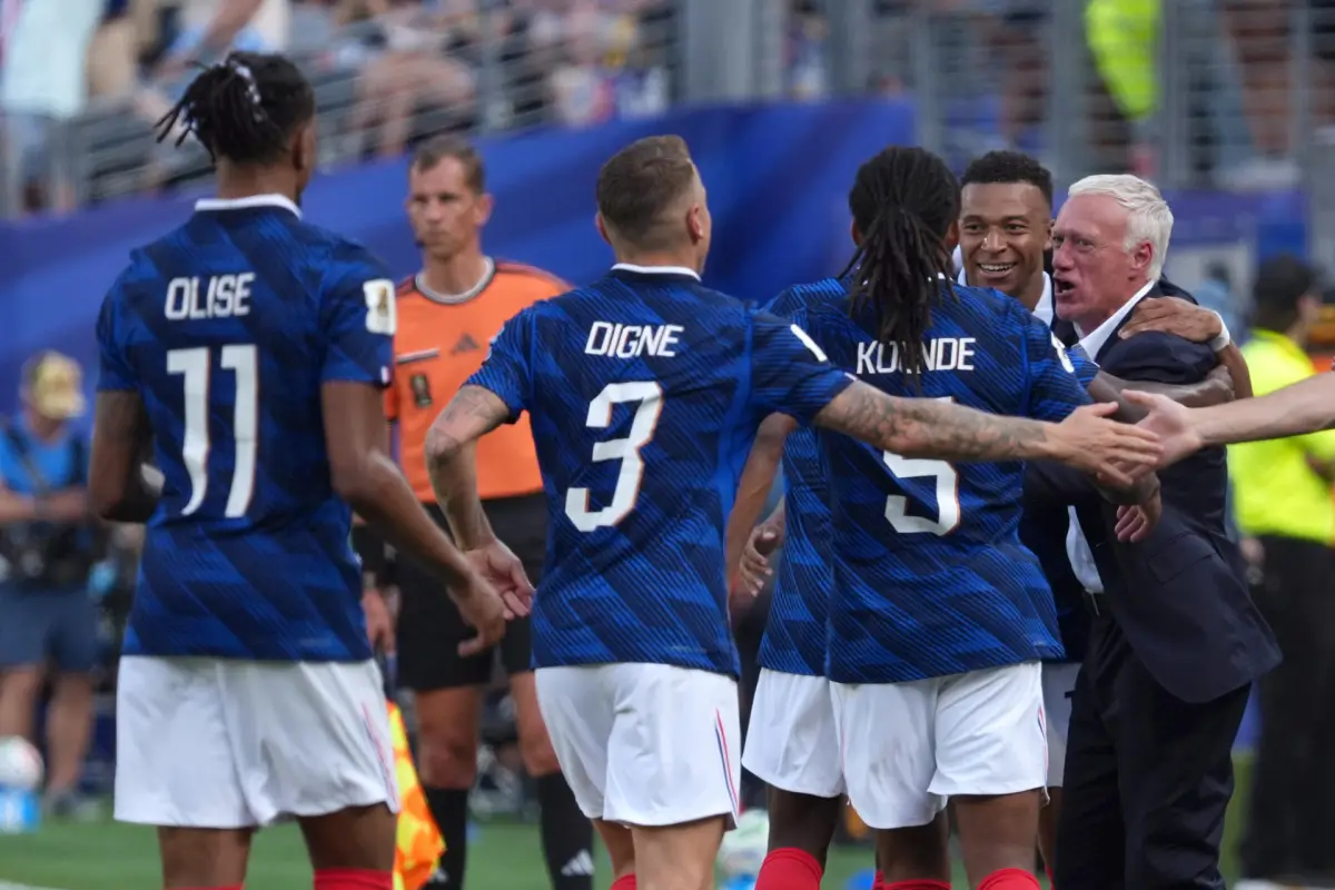 Celebración de Francia ante Suecia en el Mundial 2026 - EFE