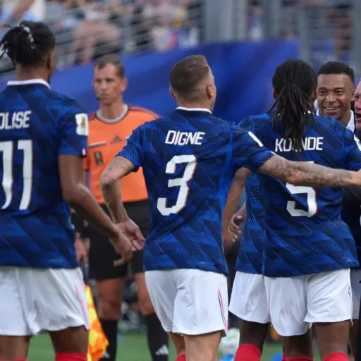 Celebración de Francia ante Suecia en el Mundial 2026 - EFE