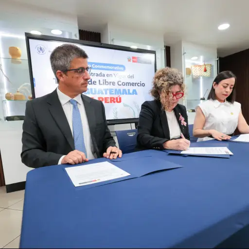 La entrada en vigor del TLC también fortalece la proyección de Guatemala hacia la región Sur. ,Foto Ministerio de Economía