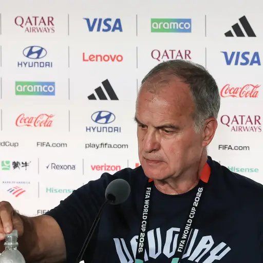 Marcelo Bielsa, técnico de Uruguay ,EFE