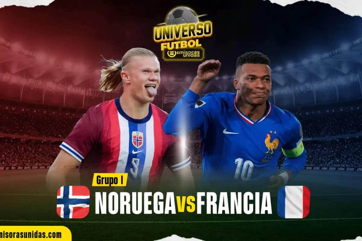 Noruega vs. Francia - Grupo I Mundial 2026 - Emisoras Unidas