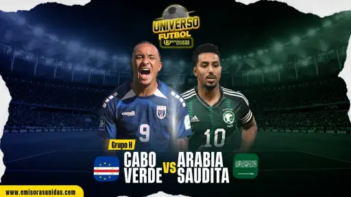 EN VIVO. Minuto a minuto del Cabo Verde vs. Arabia Saudita