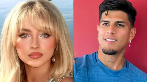 Sabrina Carpenter celebra el triunfo de Ecuador y desata rumores de romance con Piero Hincapié