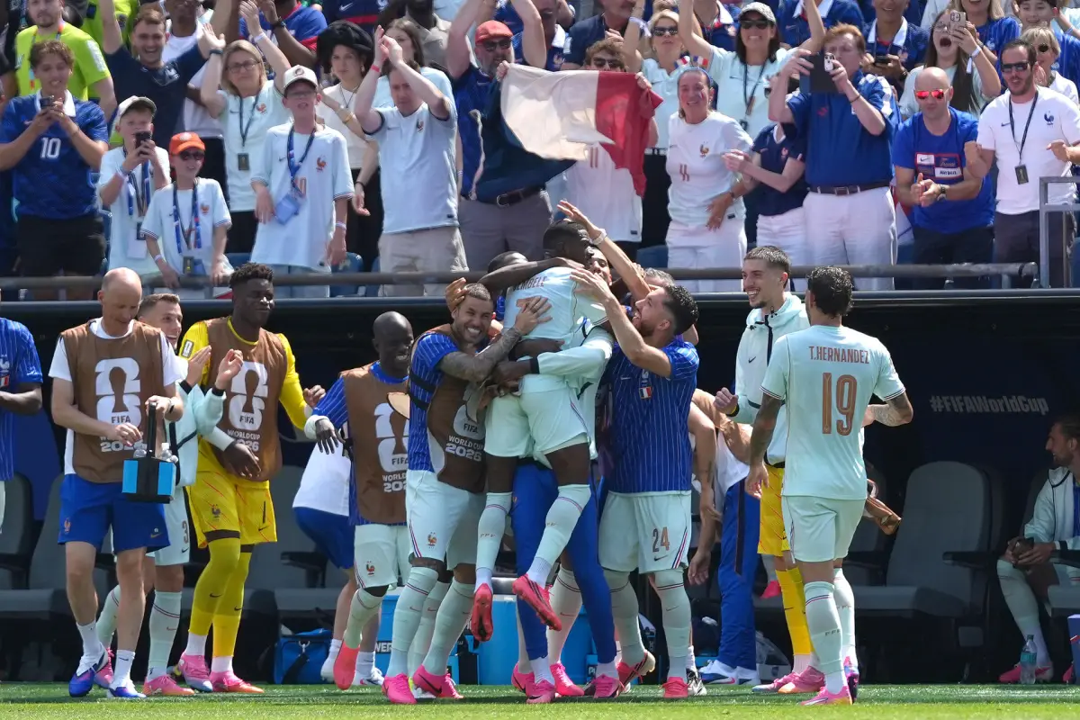 Celebración de Francia ante Noruega en el Mundial 2026 - EFE