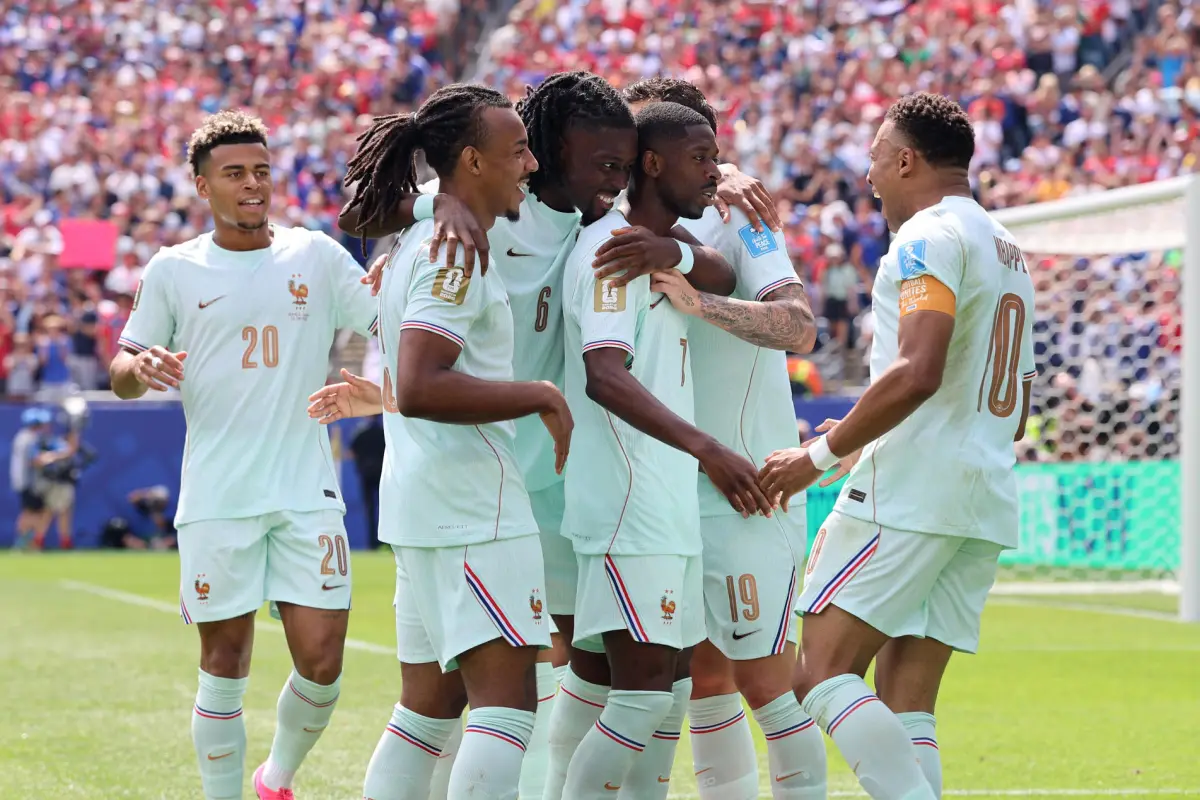 Celebración de Francia ante Noruega en el Mundial 2026 - EFE