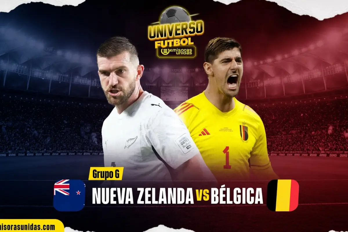 Nueva Zelanda vs. Bélgica - Grupo G Mundial 2026 - Emisoras Unidas