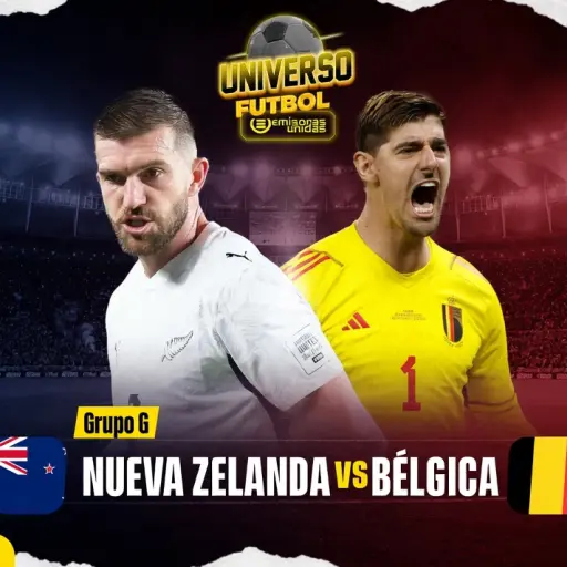 Nueva Zelanda vs. Bélgica - Grupo G Mundial 2026 - Emisoras Unidas