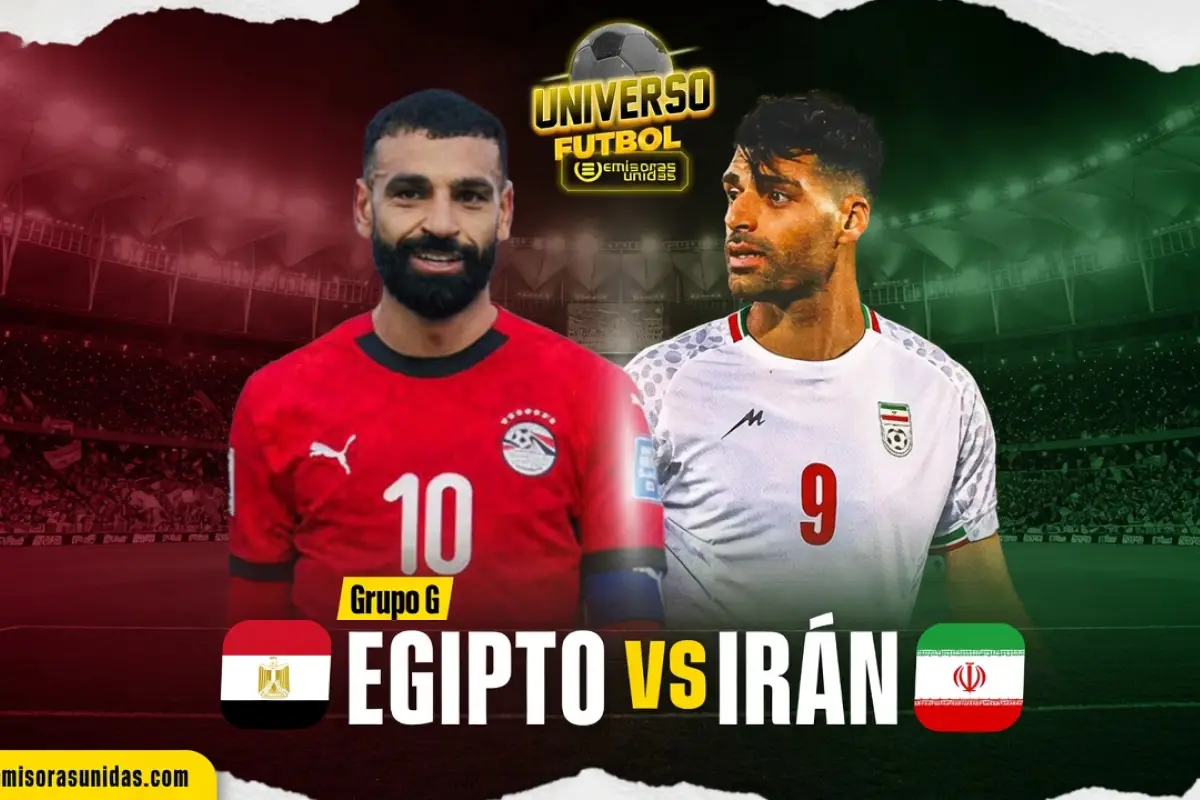 Minuto a minuto entre Egipto vs. Irán por el Mundial 2026