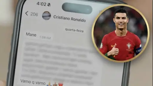 Filtran chat entre Cristiano Ronaldo y un portero brasileño en plena concentración de Portugal