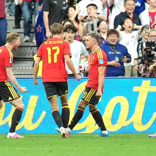 Celebración de Bélgica ante Nueva Zelanda en el Mundial 2026 - EFE
