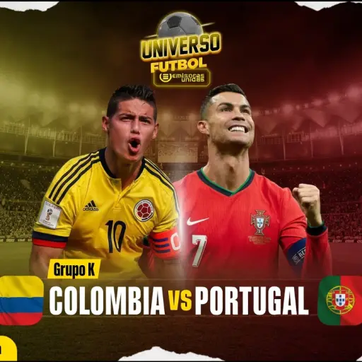 Colombia vs. Portugal - Grupo K Mundial 2026 - Emisoras Unidas