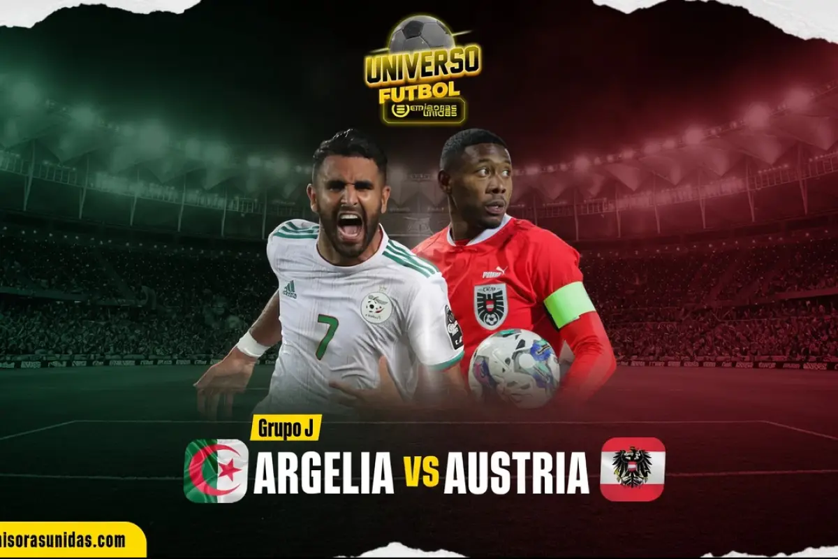Argelia vs. Austria - Grupo J Mundial 2026 - Emisoras Unidas
