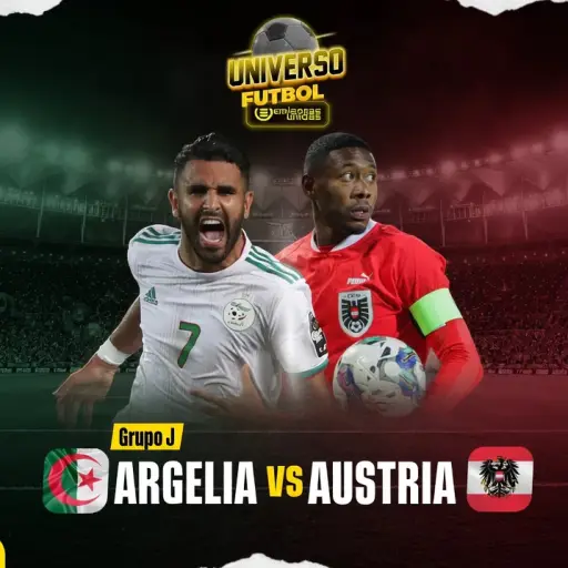 Argelia vs. Austria - Grupo J Mundial 2026 - Emisoras Unidas
