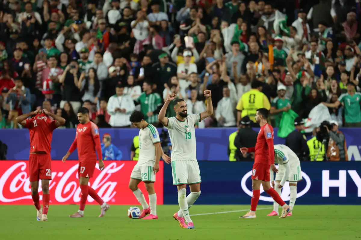 Nabil Bentaleb, de Argelia, en un partido disputado el pasado 22 de junio., Agencia EFE