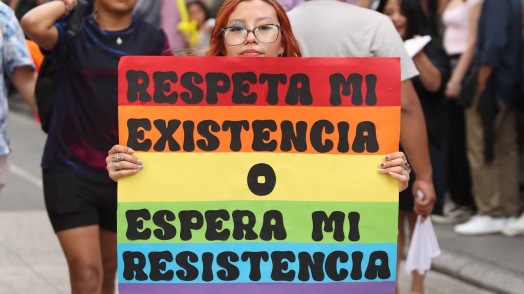 Marchan en defensa de los Derechos Humanos de la comunidad LGBTIQ+ | Alex Meoño
