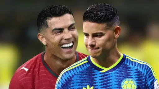 Cristiano Ronaldo sorprende a James Rodríguez con una frase muy colombiana