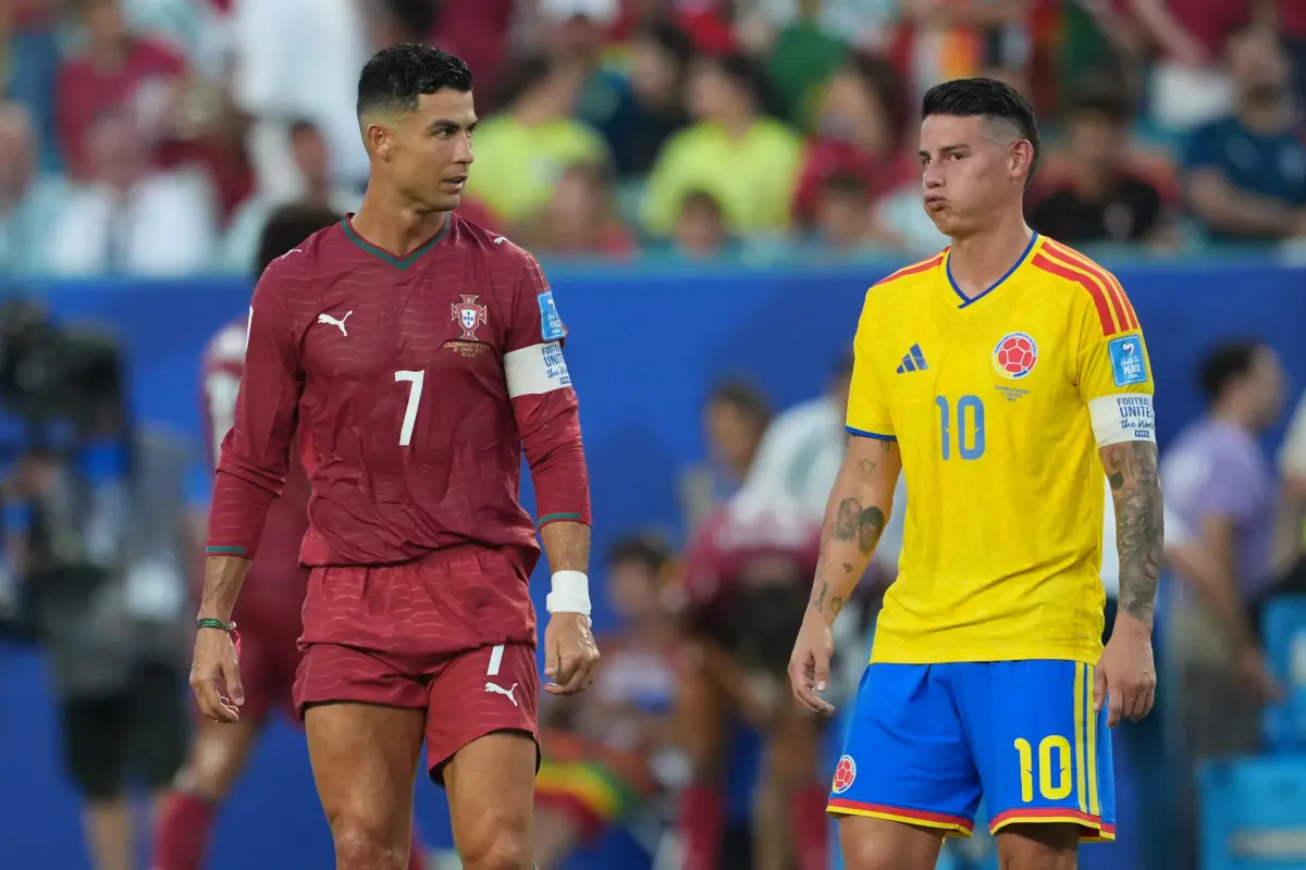 Hoy, Colombia le ganó el primer lugar a Portugal de Cristiano Ronaldo 