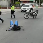 Tres personas resultaron heridas tras el accidente en zona 5 de Villa Nueva. ,PMT de Villa Nueva