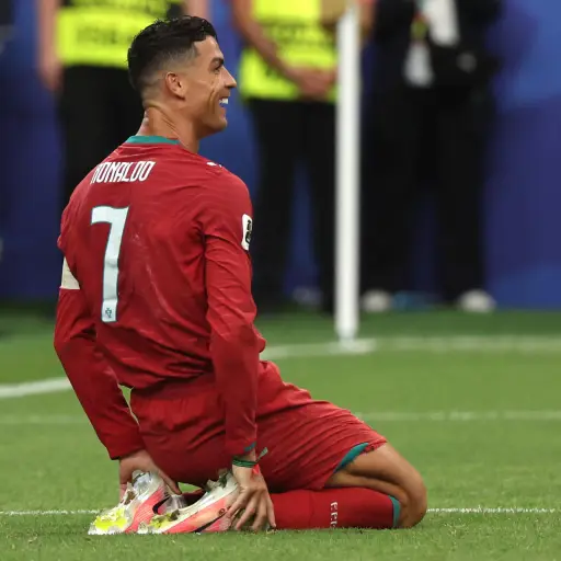 Cristiano Ronaldo celebra uno de sus goles contra Uzbekistán en el Mundial 2026 ,EFE